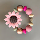 Wildflower Focal Handle Bracelet - Tumbler Handle Charm