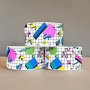 80's Vibe Tumbler Boot- pink, green, blue, yellow