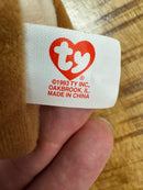 McDonalds Teenie Beanie Babies 1999/1993 Nuts the Squirrel Rare Tag Error New