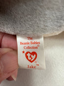 Ty Beanie Baby Jake The Mallard Drake Duck, 1997 1998 P.V.C. Pellets 14 Errors