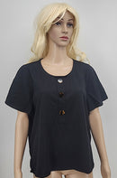 Afani Women's Flutter Sleeve Top