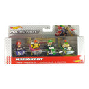 Hot Wheels Mario Kart Vehicle 4-Pack - Mario, Bowser, Luigi, and Bowser Jr.