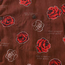 Valentine's Day Hawaiian Shirts For Men Gorgeous Rose Print Shirt Short Sleeve