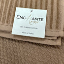 Enchante Home Timaru Turkish Cotton 2pcs Towel Set - Sand
