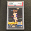 2010-11 Panini Donruss #137 Serge Ibaka Signed Card AUTO PSA Slabbed Thunder