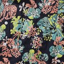 Men's Hawaiian Shirt Tropical Rainforest Print Cotton Button-down Short Sleeve Aloha Shirt