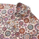 Men's Hawaiian Shirt Meditate and Lighten your heart By Chiara De David Cotton Button-down Short Sleeve Aloha Shirt