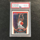 2007-08 Bowman Chrome #25 Al Jefferson Signed Card AUTO 10 PSA Slabbed Timberwolves