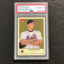 2005 Fleer #110 David Wright Signed Card AUTO 10 PSA Slabbed Mets