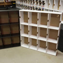 KUBBIE DLX WHITE (3x4) - In Box Display Case for Funko Pops, Wall Mountable & Stackable Pop Shelf (Cardboard)