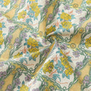 Hawaiian Shirts For Men Retro Rose Iris Print 100% Cotton Short Sleeve