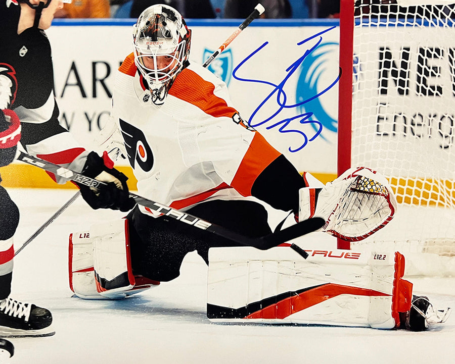 Samuel Ersson First Shutout Philadelphia Flyers Autographed 8