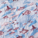 Hawaiian Shirts for Men Coral and Fish Print 100% Cotton