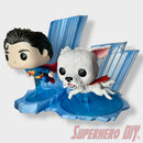 Ice Crystal Dual Display – Sized to Fit Funko Pop Superman #562 & Krypto #565