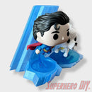 Ice Crystal Dual Display – Sized to Fit Funko Pop Superman #562 & Krypto #565