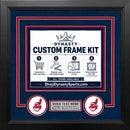 Cleveland Indians Custom MLB Baseball 8x10 Picture Frame Kit (Multiple Colors)