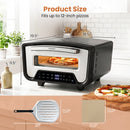 Electric Pizza Oven for 12" Pizzas with 8 Presets