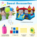 3-in-1 Kids Bouncer with Slide with 480W Blower for Yard