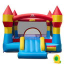 Inflatable Bounce House with Slide & Basketball Hoop