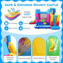 Inflatable Bounce House 8-in-1 Excavator Theme with Blower