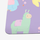 Cotton Candy Llamas Playmat