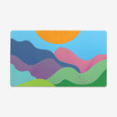 Curves of the Mountain Playmat