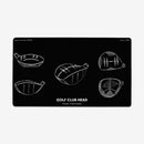 Golf Club Head Playmat