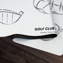 Golf Club Head Playmat