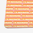 I'm Vaccinated Bubble Pattern Playmat