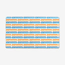 I'm Vaccinated Bubble Pattern Playmat