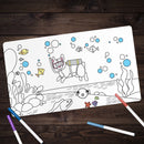 Colorbook Scuba Corgi Playmat