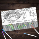 Sunset On The Pacific Playmat