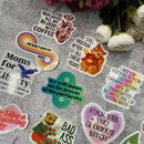 I've Replaced All My Blood With Coffee Vinyl Sticker | Coffee Lover