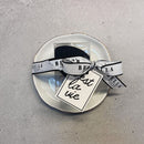 Ivory Ceramic Tray with Makeup Sponge Gift Set | Cosmetic Giftable Beauty Tools Set