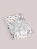 Ultra-Soft Thick Reversible Baby Blanket - Happy Baby Vibes