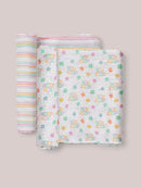 2-Pack Square Swaddle Blanket Set - Bonjour Bébé