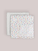 2-Pack Square Swaddle Blanket Set - Happy Baby Vibes
