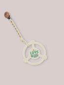 Silicone Teether Ring & Detachable Clip - Love Bug