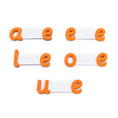 Rainbow Vowels - Cursive