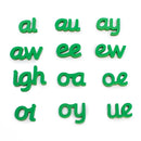 Rainbow Vowels - Cursive