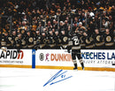 James Van Riemsdyk Goal Celebration Autographed Boston Bruins 11" x 14" Hockey Photo
