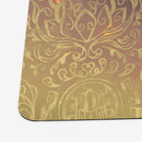 Gold and Purple Roses Playmat