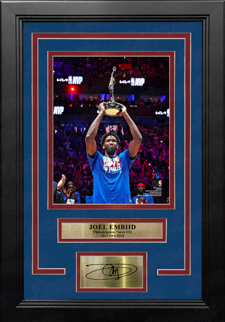 Joel Embiid 2023 MVP Trophy Philadelphia 76ers 8