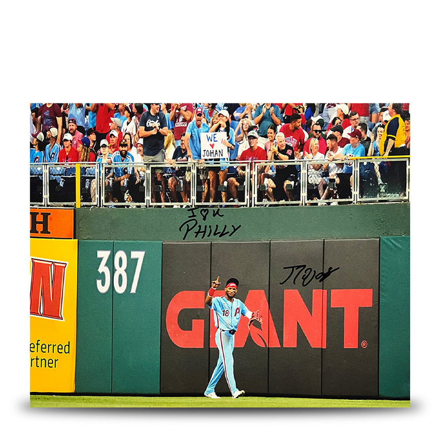 Johan Rojas Philly Love Philadelphia Phillies Autographed 16