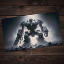 Giant Mech Robot Attacked By Bugs Playmat