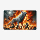 Wolf And Elves Playmat