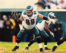 Jon Runyan in Action Autographed Philadelphia Eagles 11" x 14" Football Photo