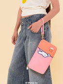 Miffy Flower Fields Be Quick Clutch - Pink & Orange