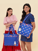 Miffy Flower Fields Be Light Tote Bag - Blue & Orange