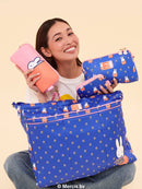 Miffy Flower Fields Be Set 3-Piece Pouch Set - Blue & Orange